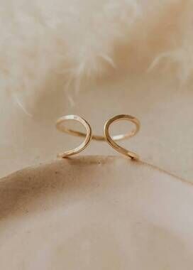 NEW HELLO ADORN women's revolve ring in gold